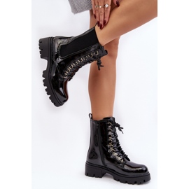 Step in style Radnički model Charmea F33-1 crni lak - Korak sa stilom crna 2