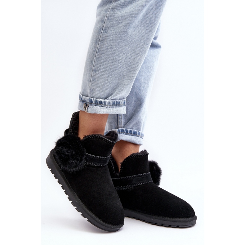 Step in style Čizme za snijeg Model Eraclio W8006 Black - Zakoračite sa stilom crna 1