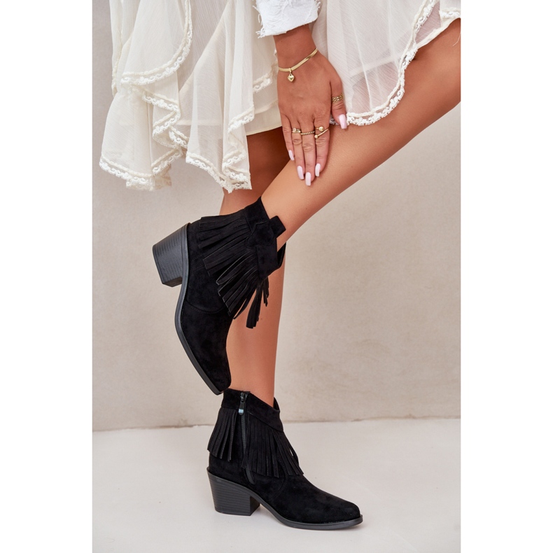 S. BARSKI Čizme s resama Model S.Barski Crne crna 1