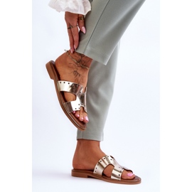 Japanke za sandale Model 40326 Zlatne zlatni 1