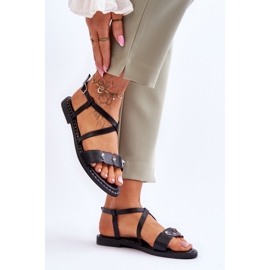 S. BARSKI Model S.Barski Crne sandale crna 1