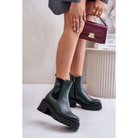 Model Zazoo Dark Green čizama crna 1