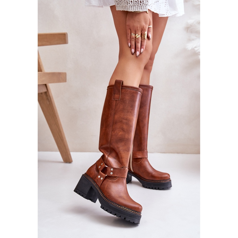 Čizme Model Lewski Camel smeđa 1