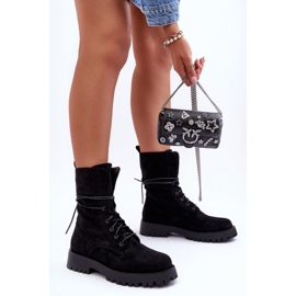 Step in style Radnički model Jence DE1051S crni antilop - Zakoračite sa stilom crna 2