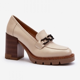 Step in style Cipele Model Oradna 58258 Bež - Zakoračite sa stilom 2
