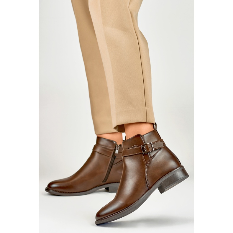 Ženske čizme CH2225BR bež i smeđe boje smeđa 2