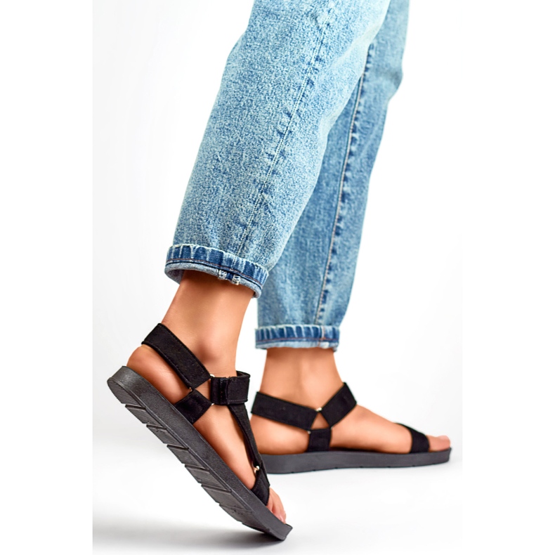 Ženske sportske sandale LEI530B crno 2