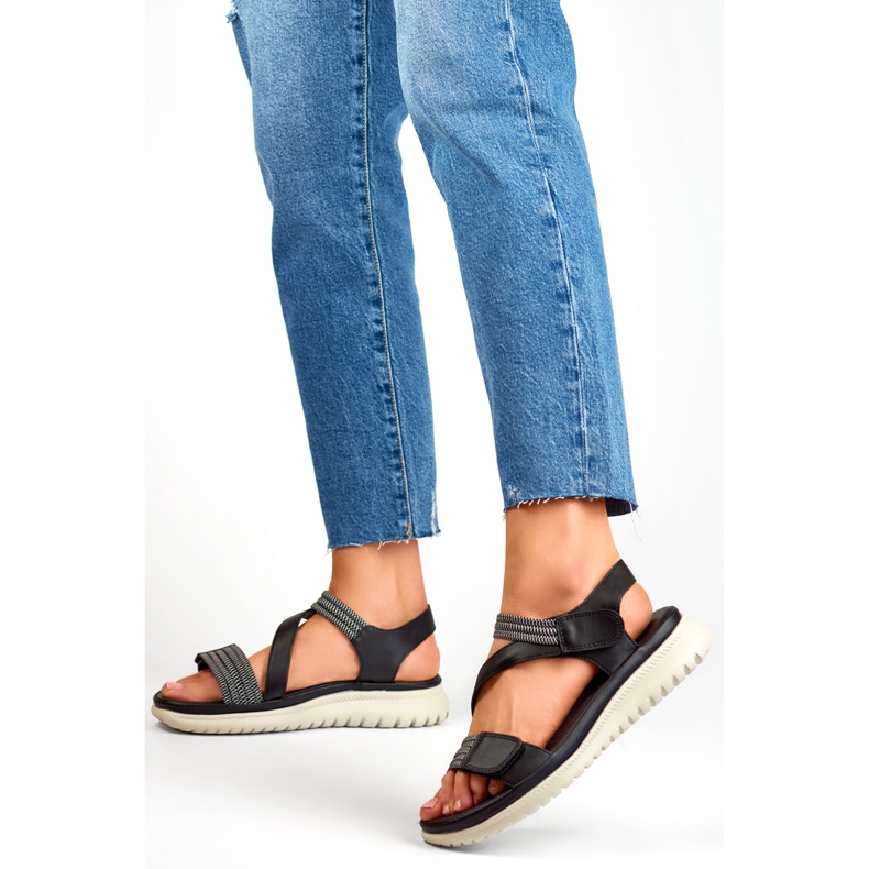 Ženske sandale BM051-3019-1B crne crna 1