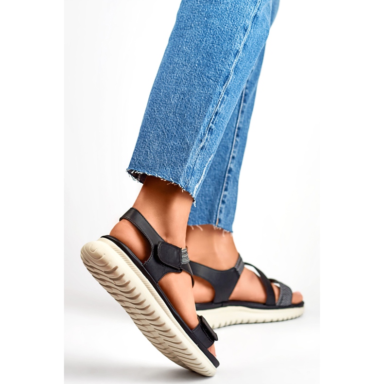 Ženske sandale BM051-3019-1B crne crna 2