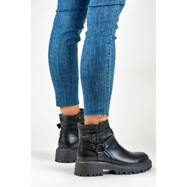 Gležnjače Model Aline 250043B-PU Black - PRIMO crno 2