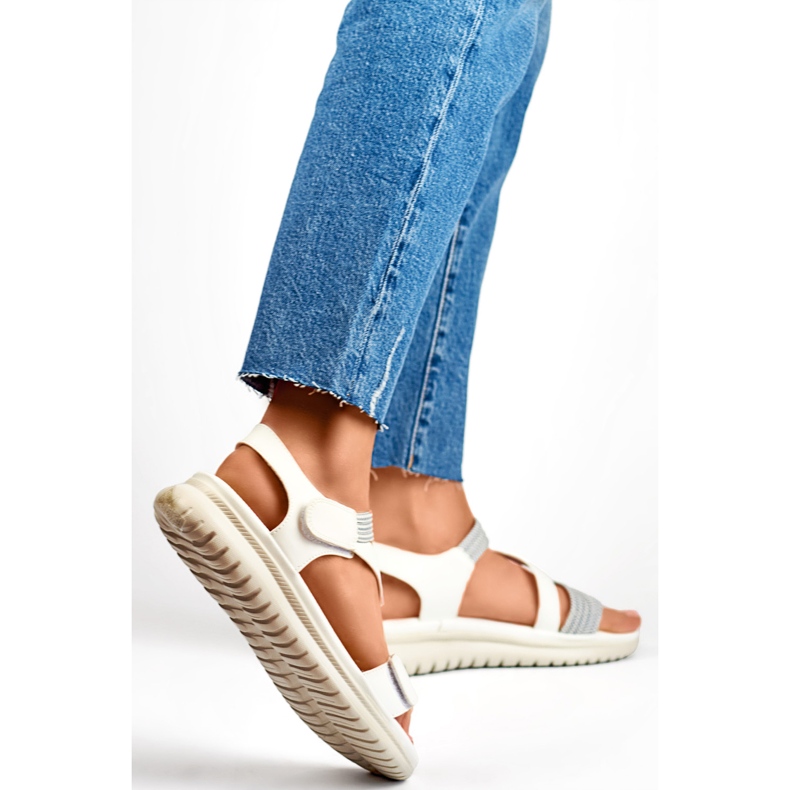 Ženske sandale BM051-3019-1W bijele boje bijela 2