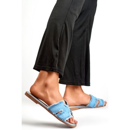 Jeans MTBL04L.DE ženske japanke, plave plava 1