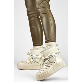 Čizme za snijeg Model 5754-4BE Bež - PRIMO 1