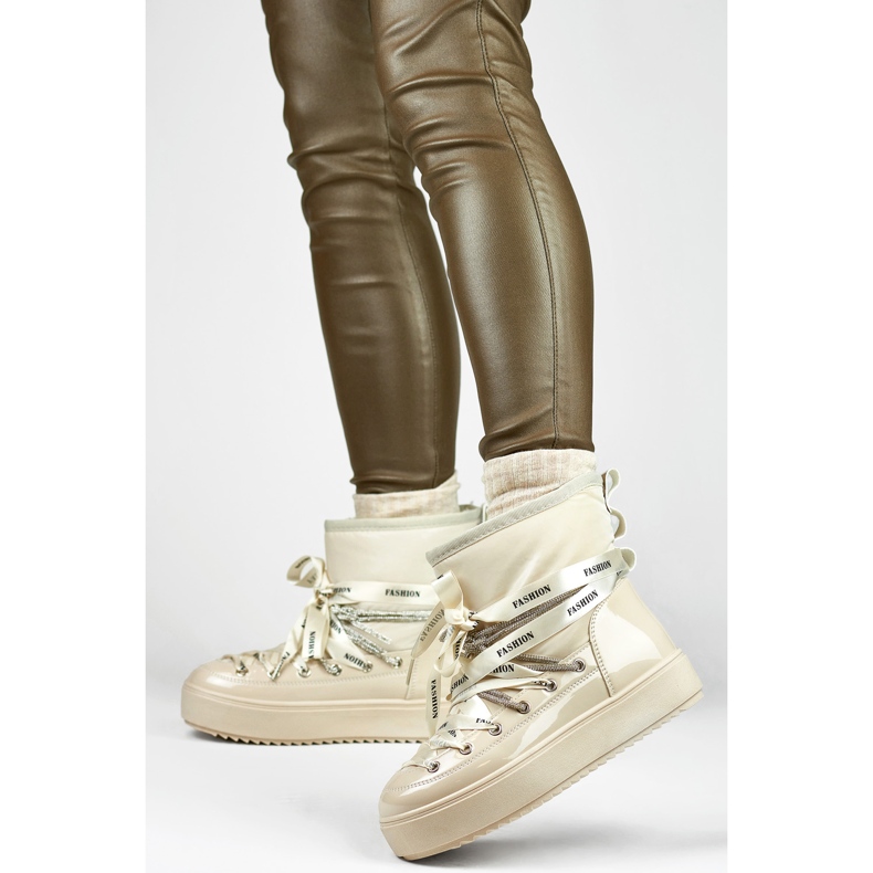 Čizme za snijeg Model 5754-4BE Bež - PRIMO 1