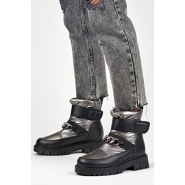 Čizme za snijeg Model JH-5SI Srebrna srebro 1