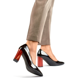 Lakirane pumpe GD-FL486B-B crne crna 1