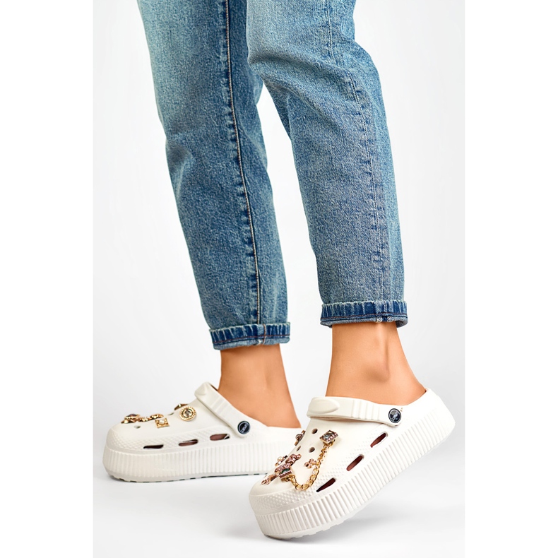 Japanke sandale Model PT-1W Bijele - PRIMO bijela 1