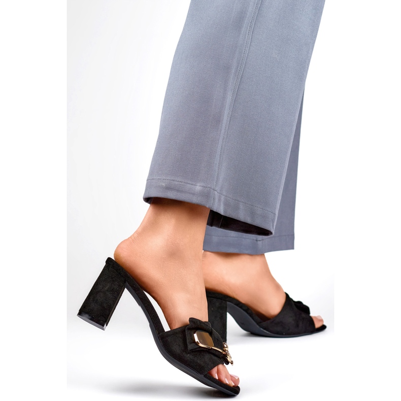 Japanke za sandale Model 8734B Crne crna 1