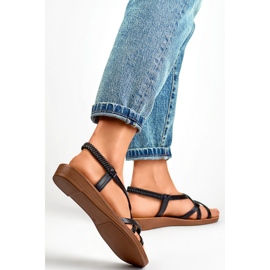 Ženske sandale PS07B crne crna 1