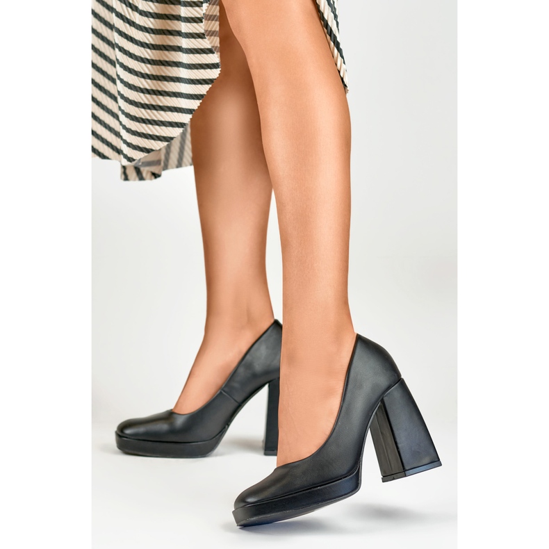 Ženske salonke M045B, crne crna 2