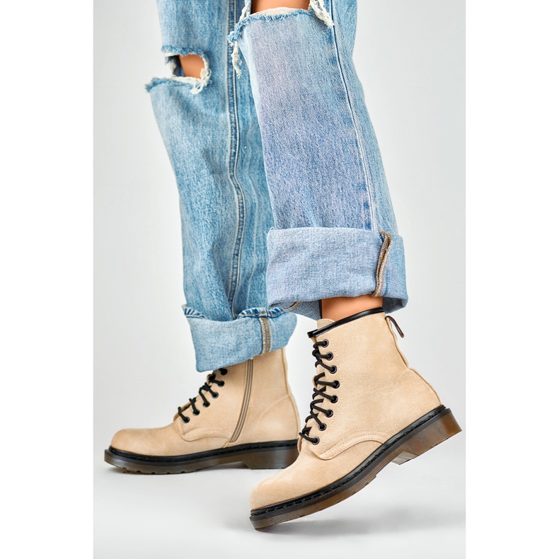 Ženske radničke čizme H1080BE bež 2