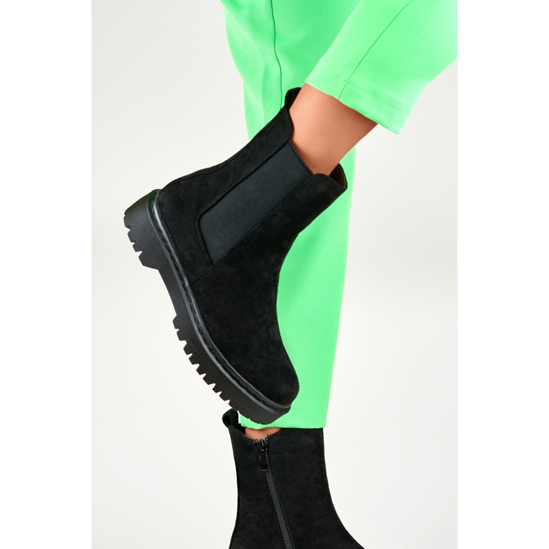 Čizme Model HB-161B Crne - PRIMO crna 2