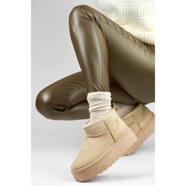 Ženske izolirane čizme za snijeg TL242-BE bež 2