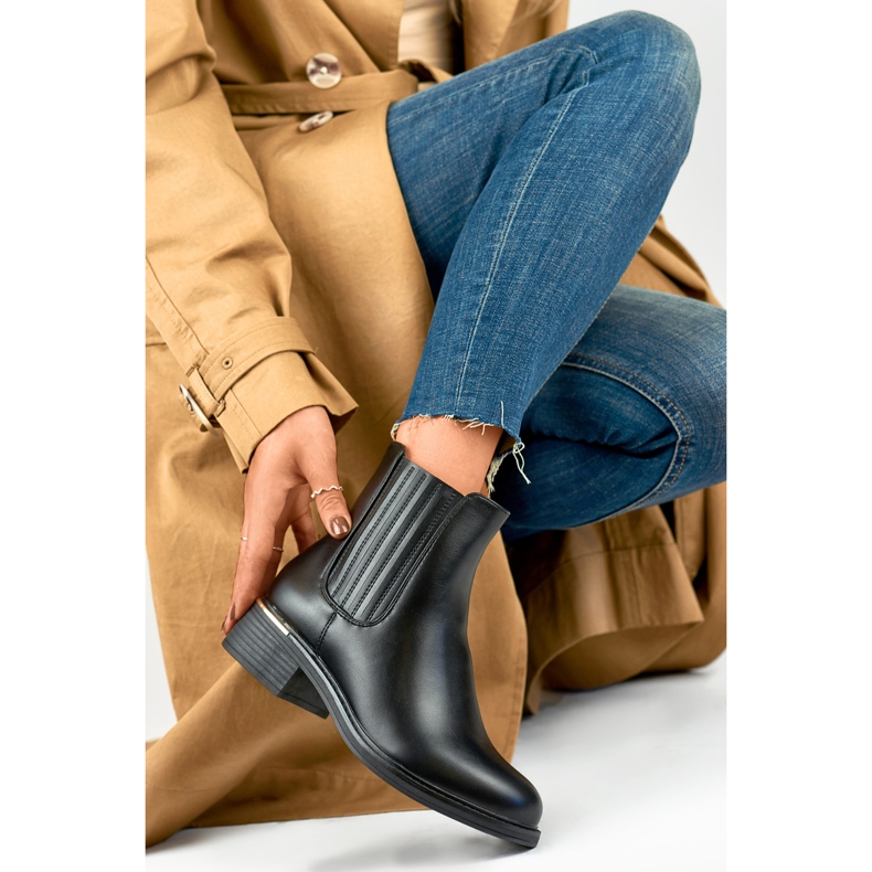 Ženske čizme D7995B Neizolirane crno 1