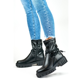 Čizme Model DE1127P-B crna koža - PRIMO crno 2