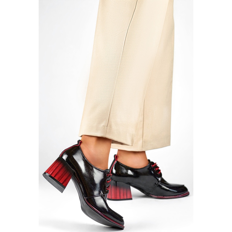 Ženske cipele GD-FL439-B Lakirana koža crna 1