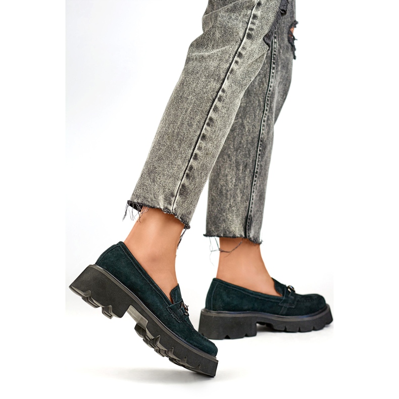 Ženske cipele s ukrasom 24-7888B crno 1