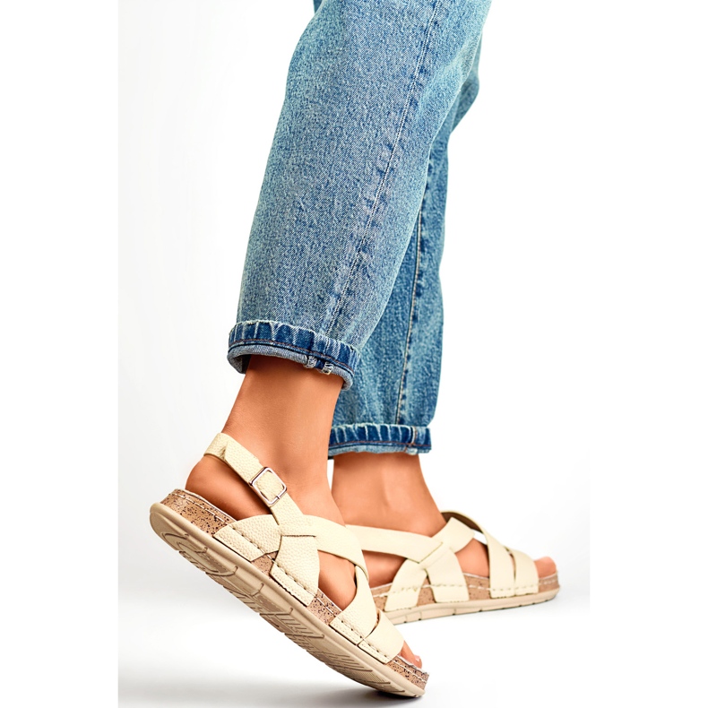 Ženske sandale G3179-7BE bež boje 1