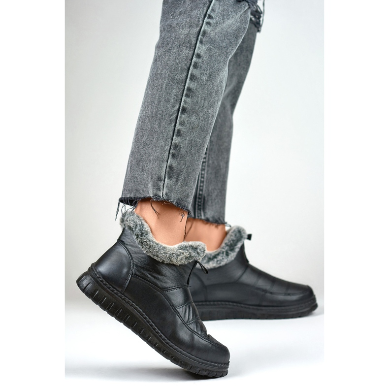 Čizme za snijeg Model CH-06B crne crna 1