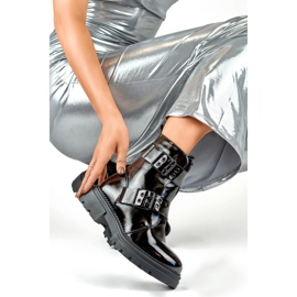 Radničke čizme Model Axelle 250007B-LA Black Lacquer - PRIMO crna 1