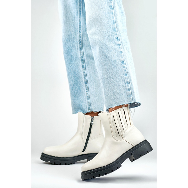 Radnički model Dany 250041BE-PU svijetlo bež - PRIMO 2