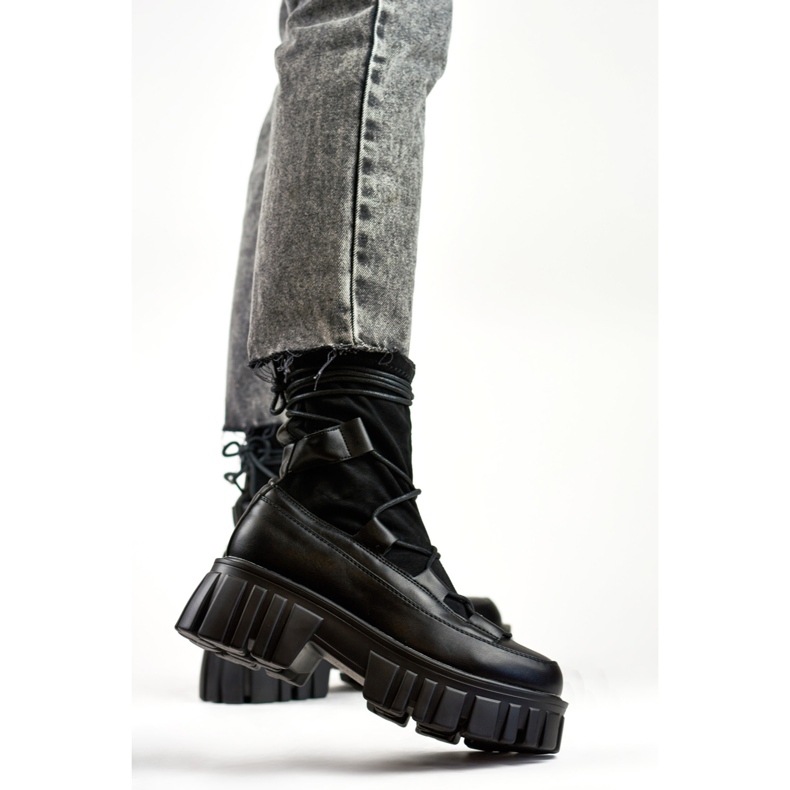 Čizme Model Y2109B Crne - PRIMO crna 2