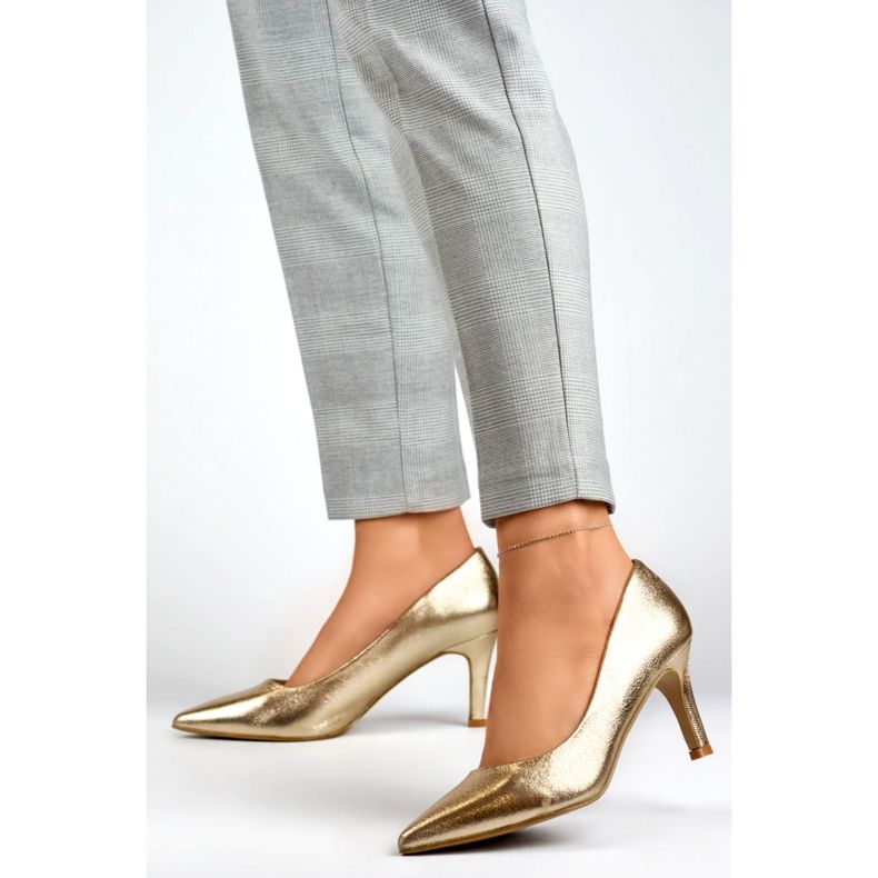 Štikle Model GD-FL370C-GO Zlatne - PRIMO žuta boja 1