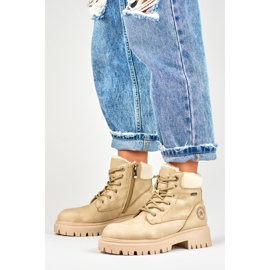 Ženske izolirane čizme GD-TL53BE bež 1