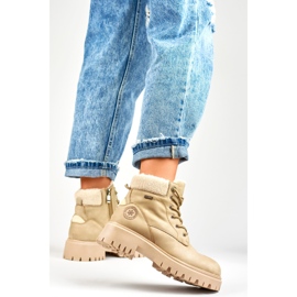 Ženske izolirane čizme GD-TL53BE bež 2