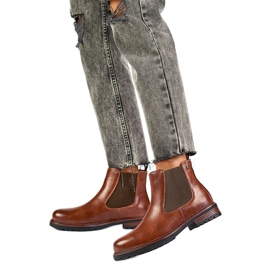 Chelsea čizme Model GD-WL71C Brown/Camel - PRIMO smeđa 1