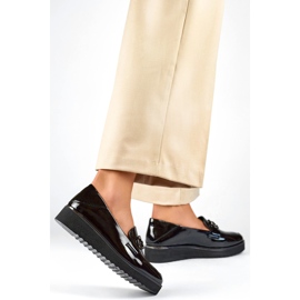 Ženske lakirane cipele 24-58284B crna 1