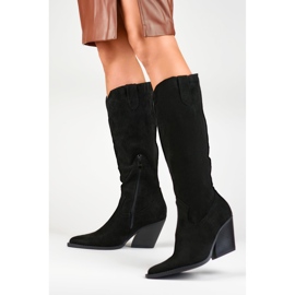 Model 16812B Crne čizme - PRIMO crno 2