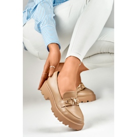 Ženske cipele s ukrasom B2733KH smeđa 1