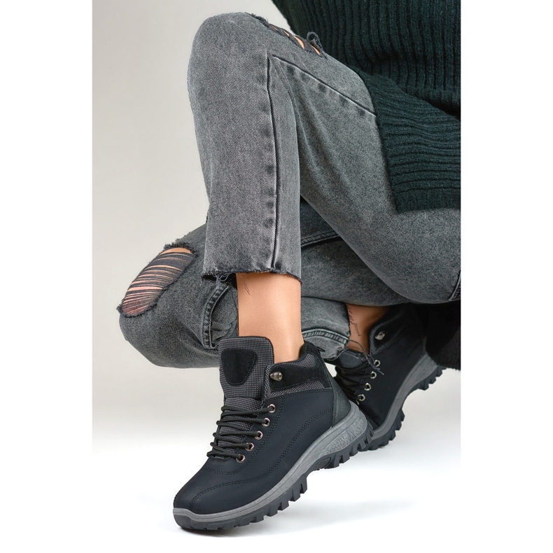 Cipele za planinarenje Model B771B crne - PRIMO crno 2