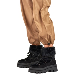 Čizme za snijeg Model XH9370-1-B crne - PRIMO crno 1