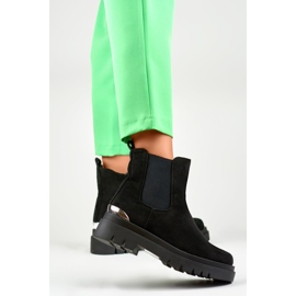 Ženske Chelsea čizme XJ-351B crno 1