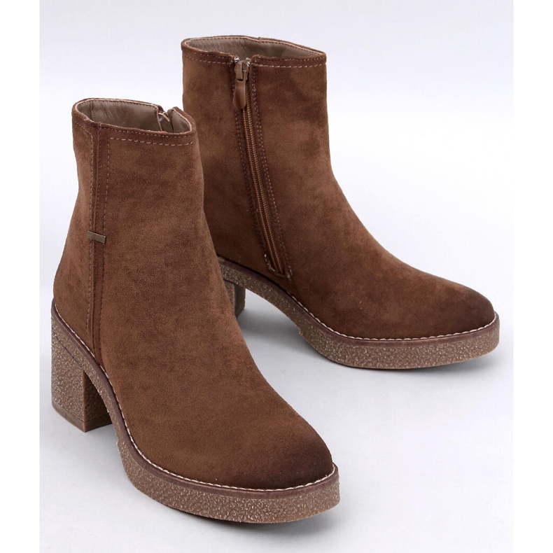 Filly Green gležnjače na stabilnu petu smeđa 1