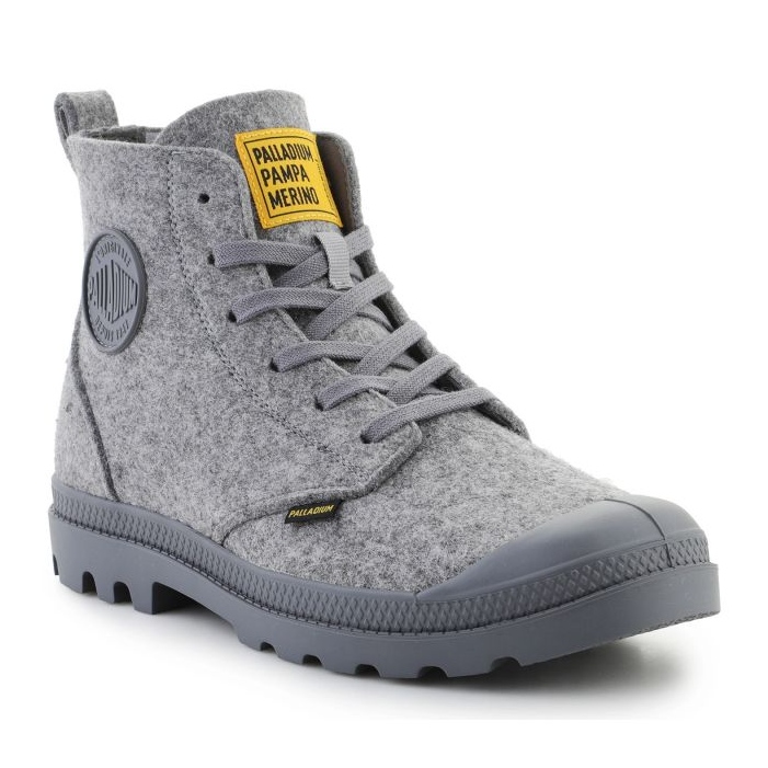 Palladium Pampa Hi Merino cipele 74377-027-M sive siva 1