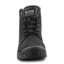 Vodootporne kožne cipele Palladium sp20 Cuff Wl 79067-008-M crna 2