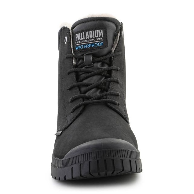 Vodootporne kožne cipele Palladium sp20 Cuff Wl 79067-008-M crna 2